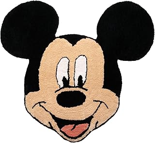 Jay Franco Disney Mickey Mouse Plush Fluffy Accent Rug - 4 x 3 ft Area R...