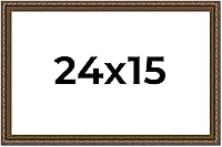 Vista 290 de Marco de fotos completo de madera dorada envejecida de 16 x 20 pulgadas con plexiglás acrílico UV, parte trasera de tablero de espuma y accesorios