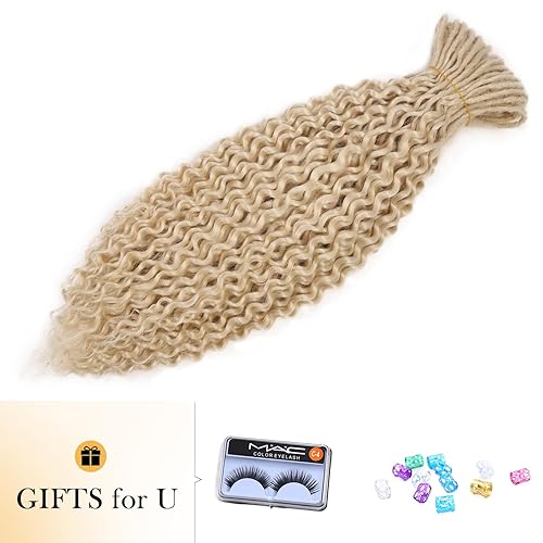 Miniatura 8 de FANCEE Extensiones de rastas 3 en 1 mixtas DE juego completo de 20 hebras de extensiones de rastas suaves de doble extremo para mujer, 24 pulgadas