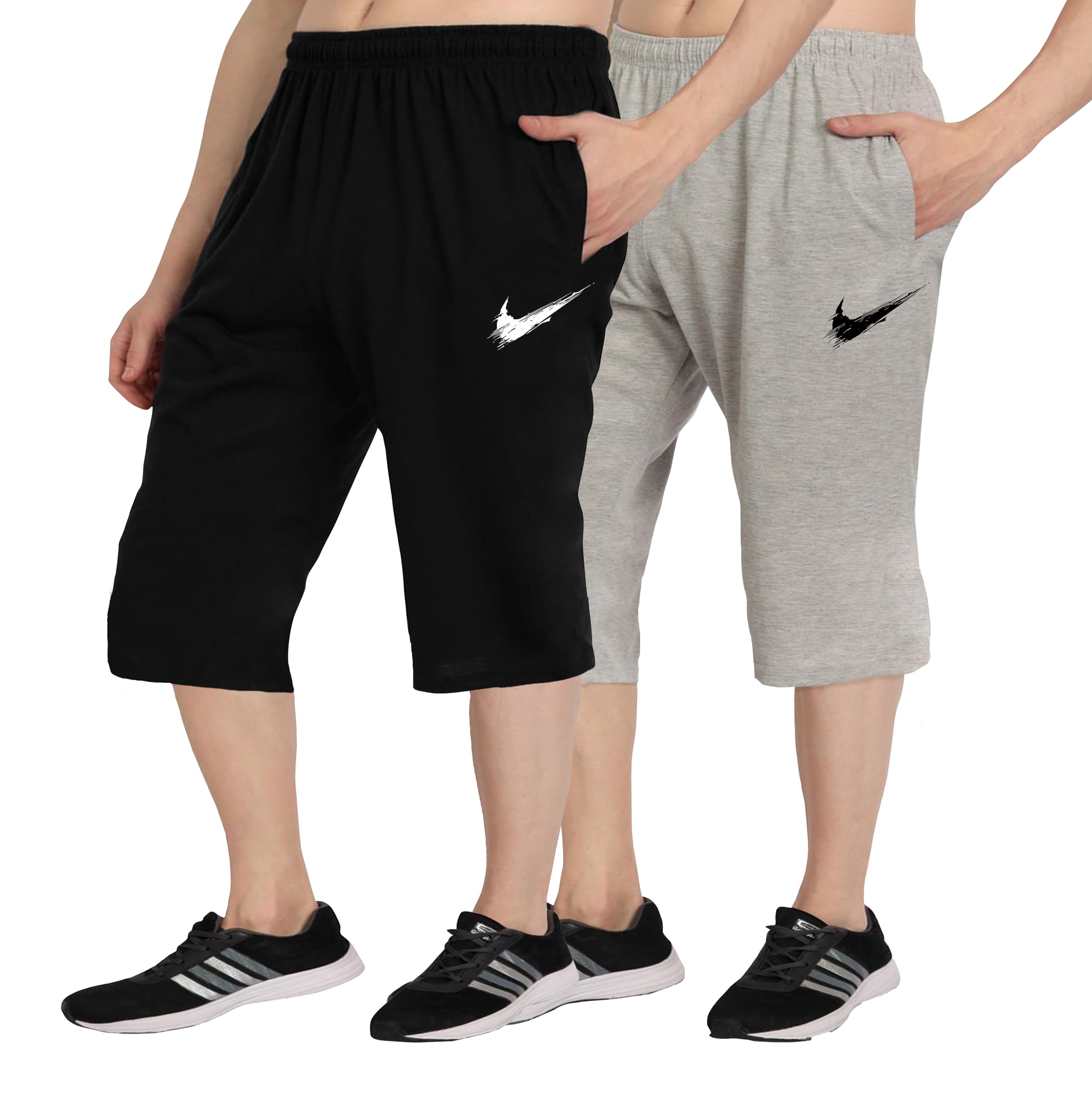 West Gate Clothing Plus Size Mens Three Fourth for Men | Mens Cotton Capri | Men's 3/4 Combo Pack 2 | Printed | Men's Capri 2XL,3XL,4XL,5XL-picture-25