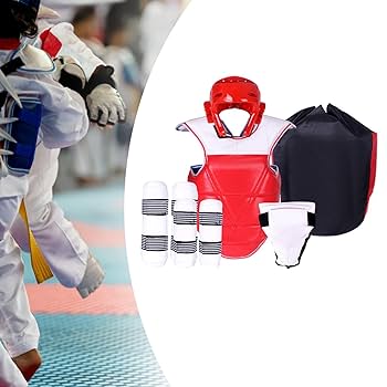 Amazon | Hellery 男子テコンドー防具セット、武道用具