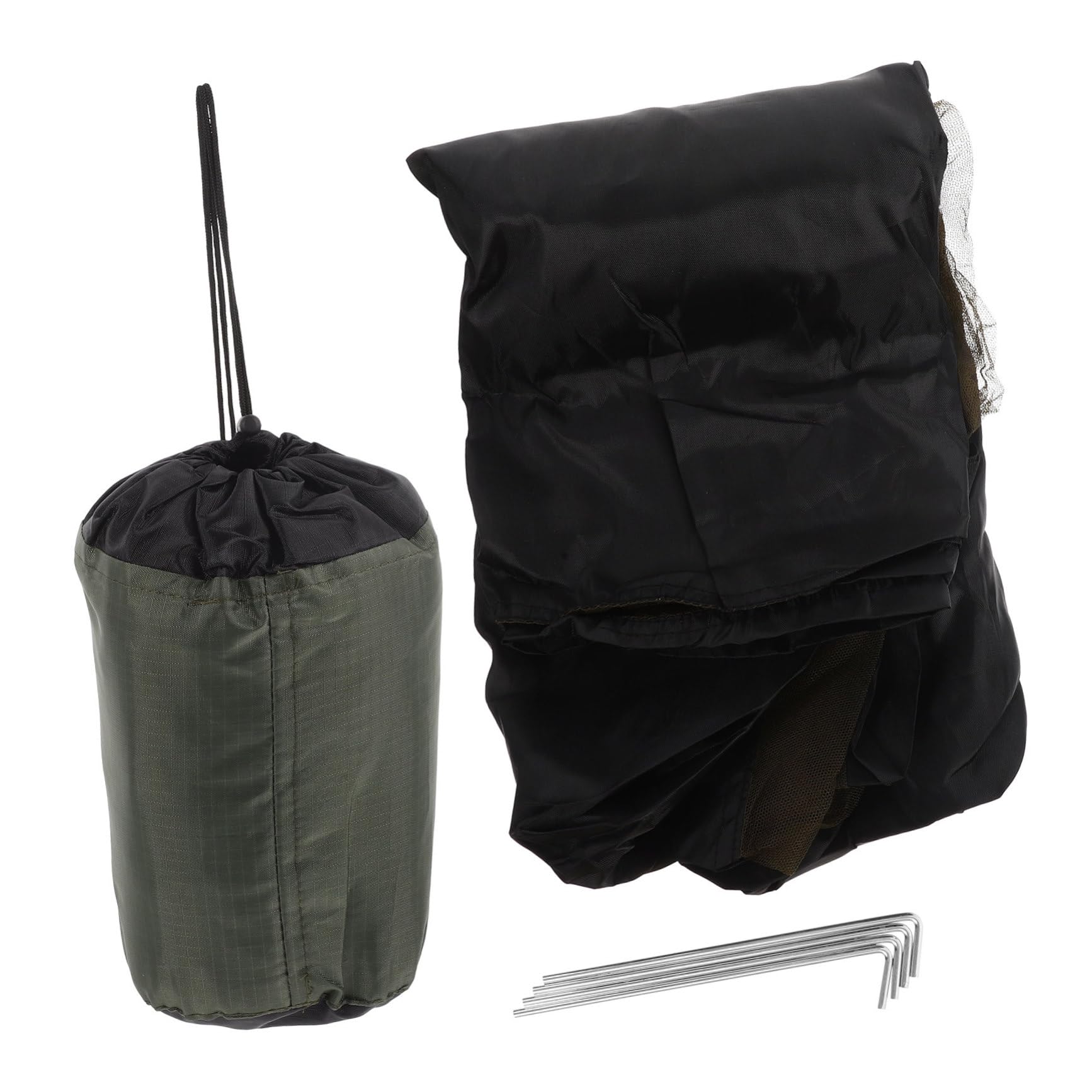 Tente de camping ultra légère avec porte zippée et filet extérieur respirant