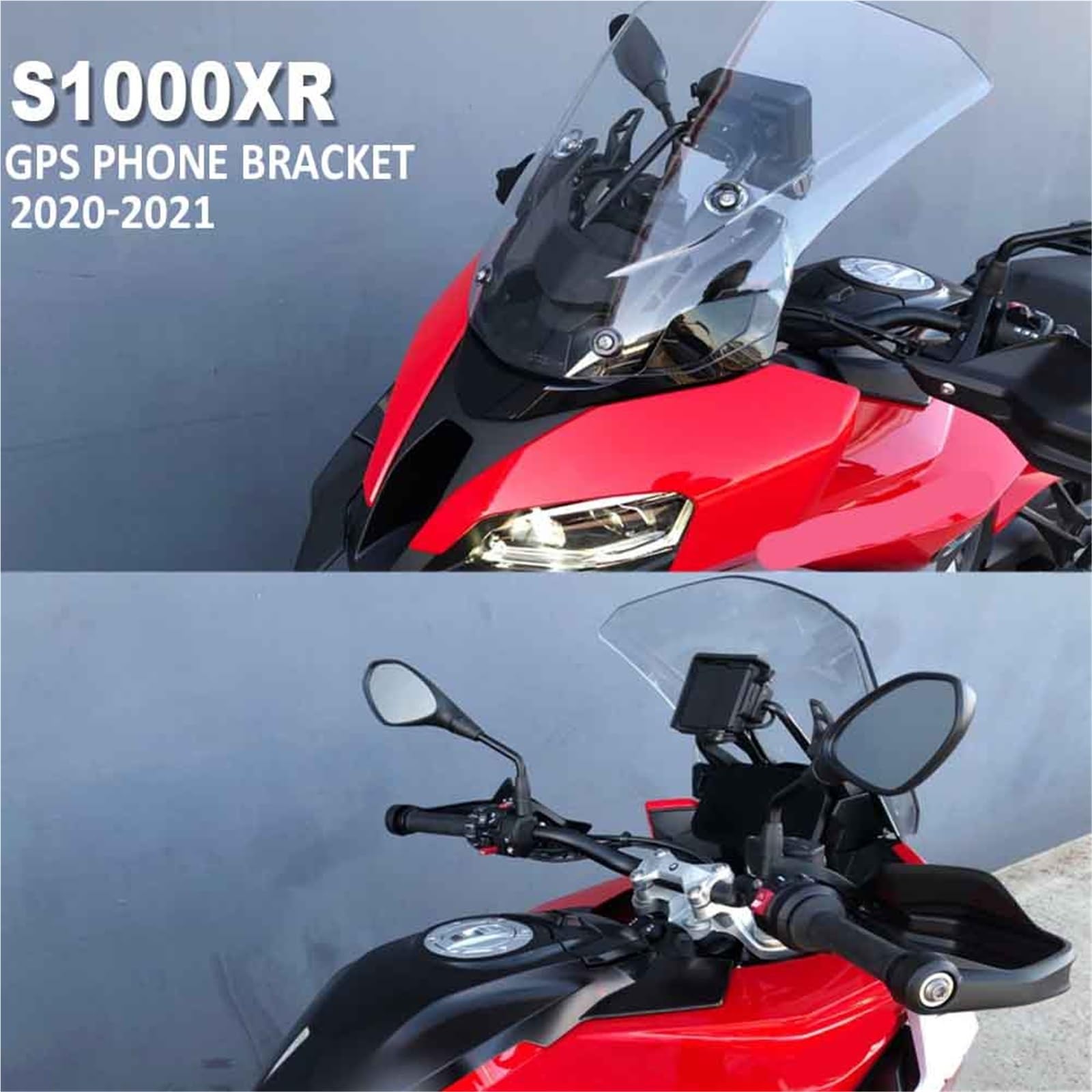 Support De Navigation GPS Modifié pour Moto pour BMW S1000XR 2020-2021 Et 2023-2024, avec Chargeur USB pour Téléphone