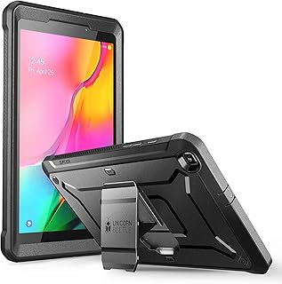 SUPCASE [Unicorn Beetle Pro] Case Designed for Galaxy Tab A 8.0 (SM-T295/SM-T290), with Built-in Screen Protector Full-Body Rugged Heavy Duty Case for Galaxy Tab A 8.0 2019 Release (Black)