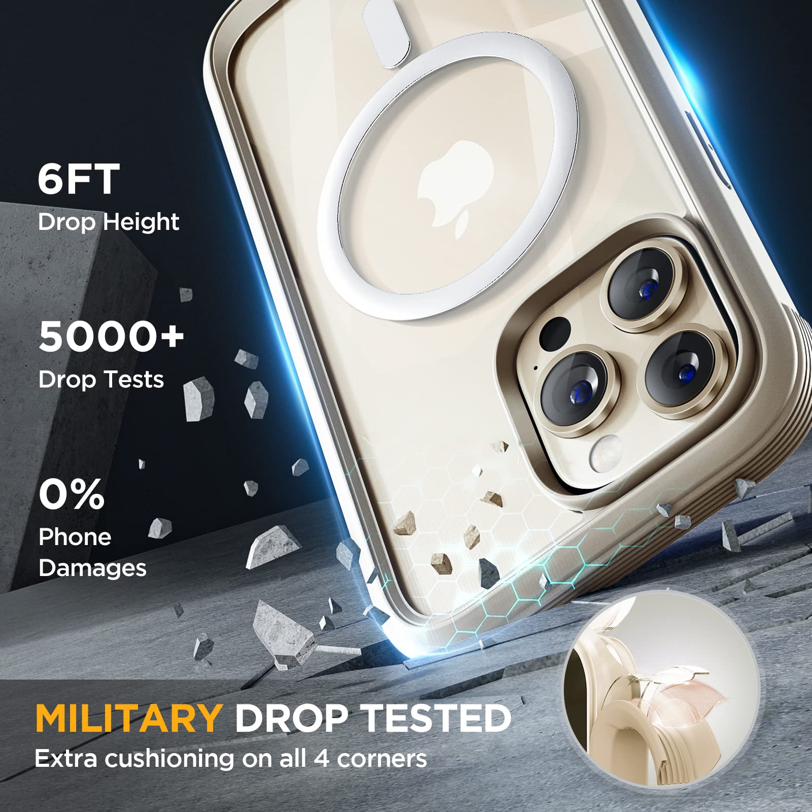 Amazon.co.jp: Miracase ガラスシリーズ iPhone 14 Pro Max用ケース
