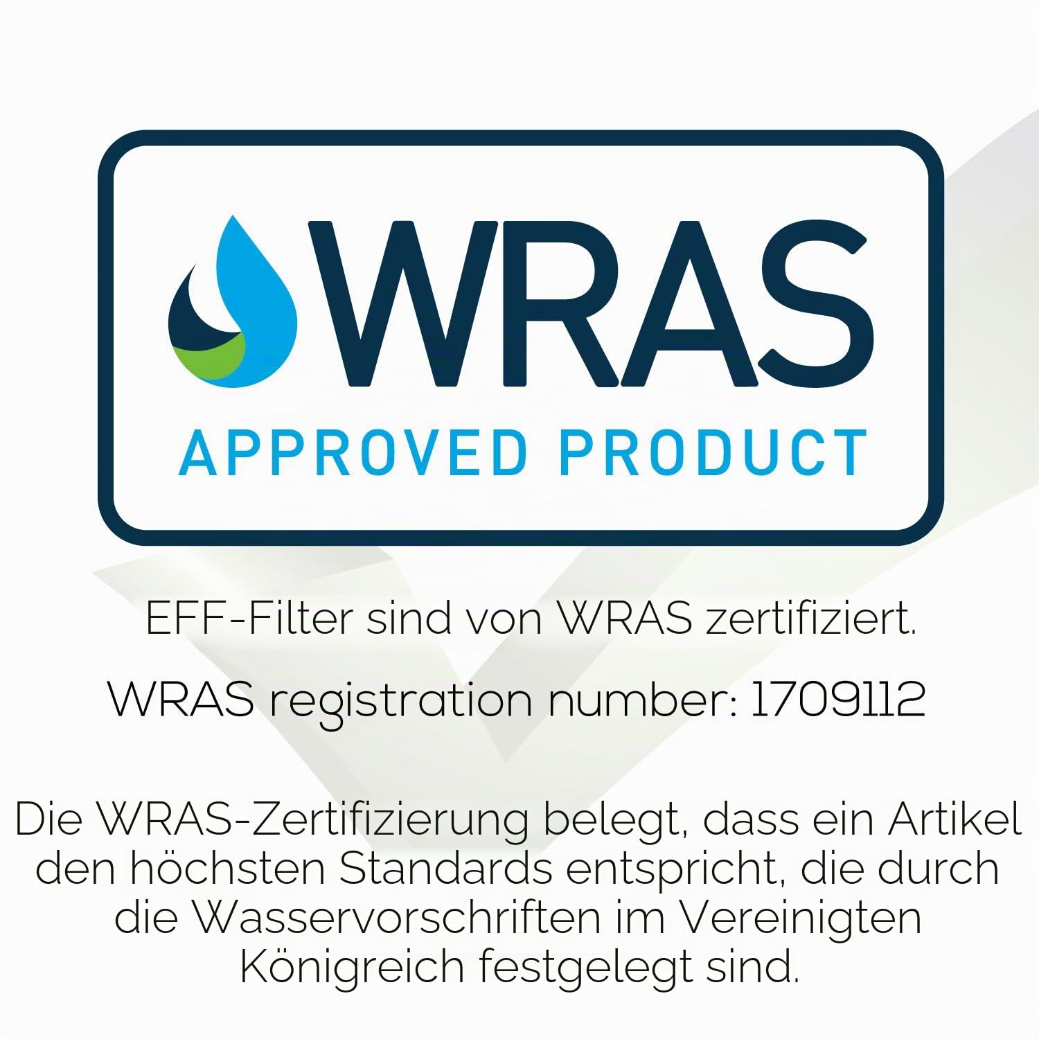 EcoAqua EFF-6032B Kühlschrankwasserfilterersatz Kompatibel mit Panasonic CNRAH-257760, CNRBH-125950, PANCNRBH125950 (2)