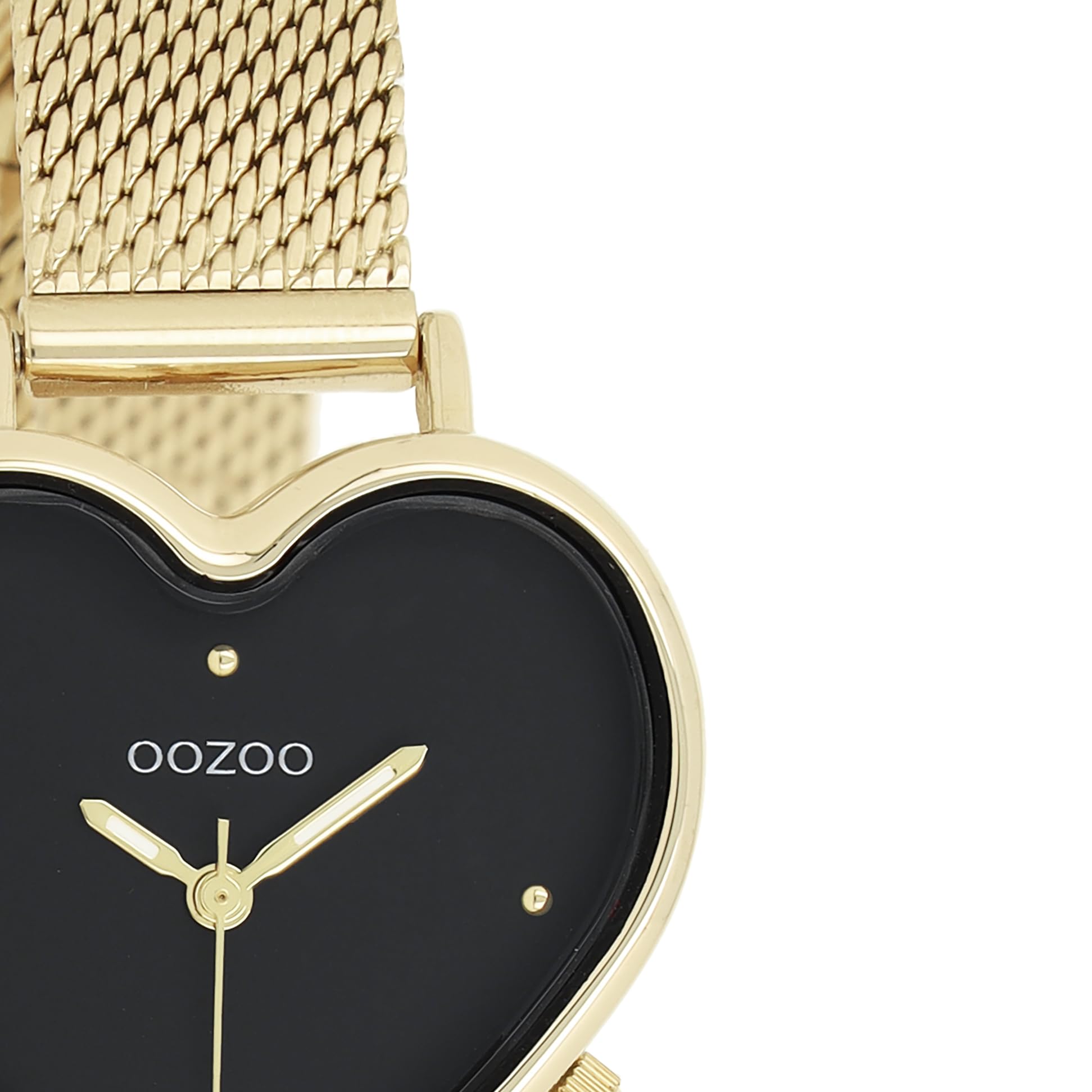 Oozoo - Orologio da donna Timepieces | Orologio da polso da donna con cinturino in acciaio inossidabile | Orologio moderno per donne | Elegante orologio analogico da donna a forma di cuore