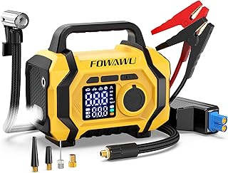 FOWAWU 8000A 26800mAh Jump Starter with Air Compressor