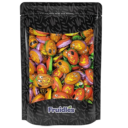 Miniatura 8 de Palos de calabaza de chocolate de Halloween, rellenos de bolsa de fiesta de chocolate con leche, envueltos individualmente en láminas de diseño de