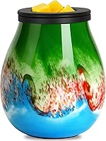 Vista 8 de EQUSUPRO Calentador de Aceite Esencial Eléctrico de Vidrio, Quemador de Incienso Eléctrico de Cera para Tartas, Calentador de Cera de Fragancia