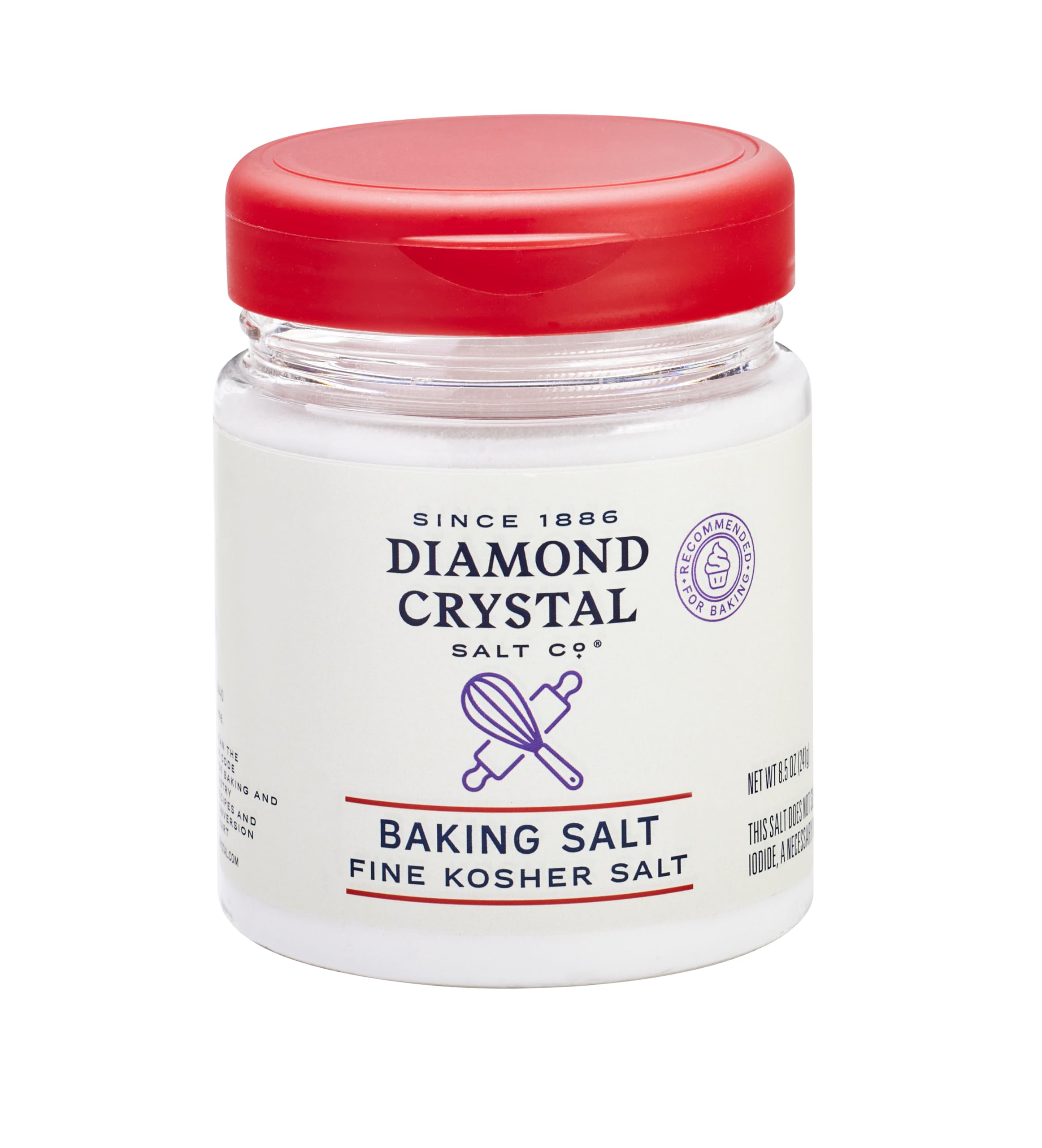 Amazon.com: Diamond Crystal Baking Salt, Fine Kosher Salt 8.5oz