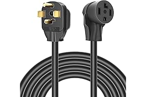 NEMA 14-30P to 14-30R Dryer Extension Cord