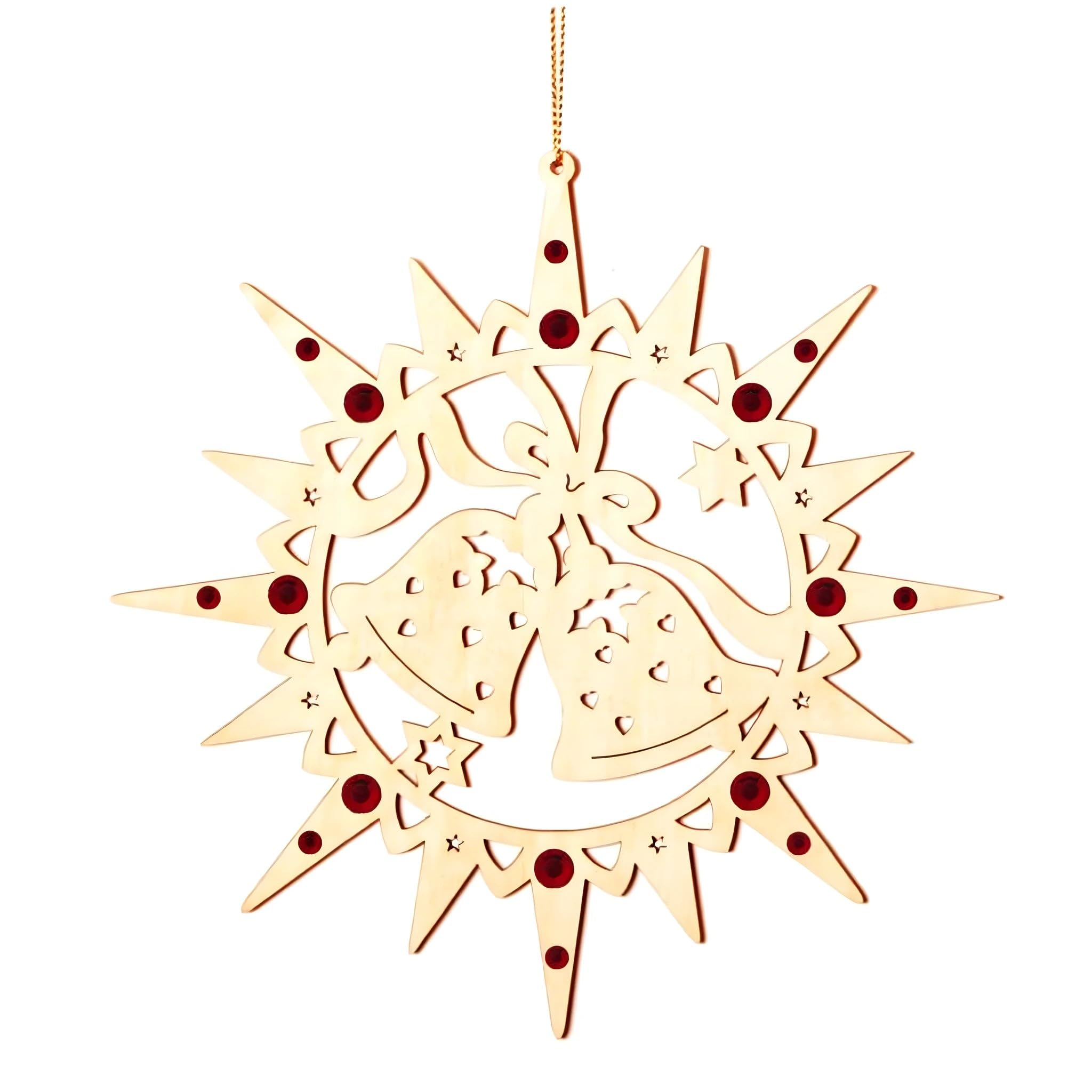 Star with Bell and Swarovski Crystals – Dolfi