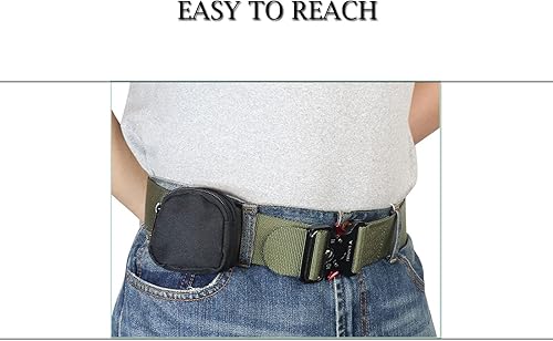 Miniatura 6 de Bolsa EDC para exteriores, bolsa de administración, mini bolsas Molle, organizador de bolsillo EDC con doble cremallera que se puede llevar en el