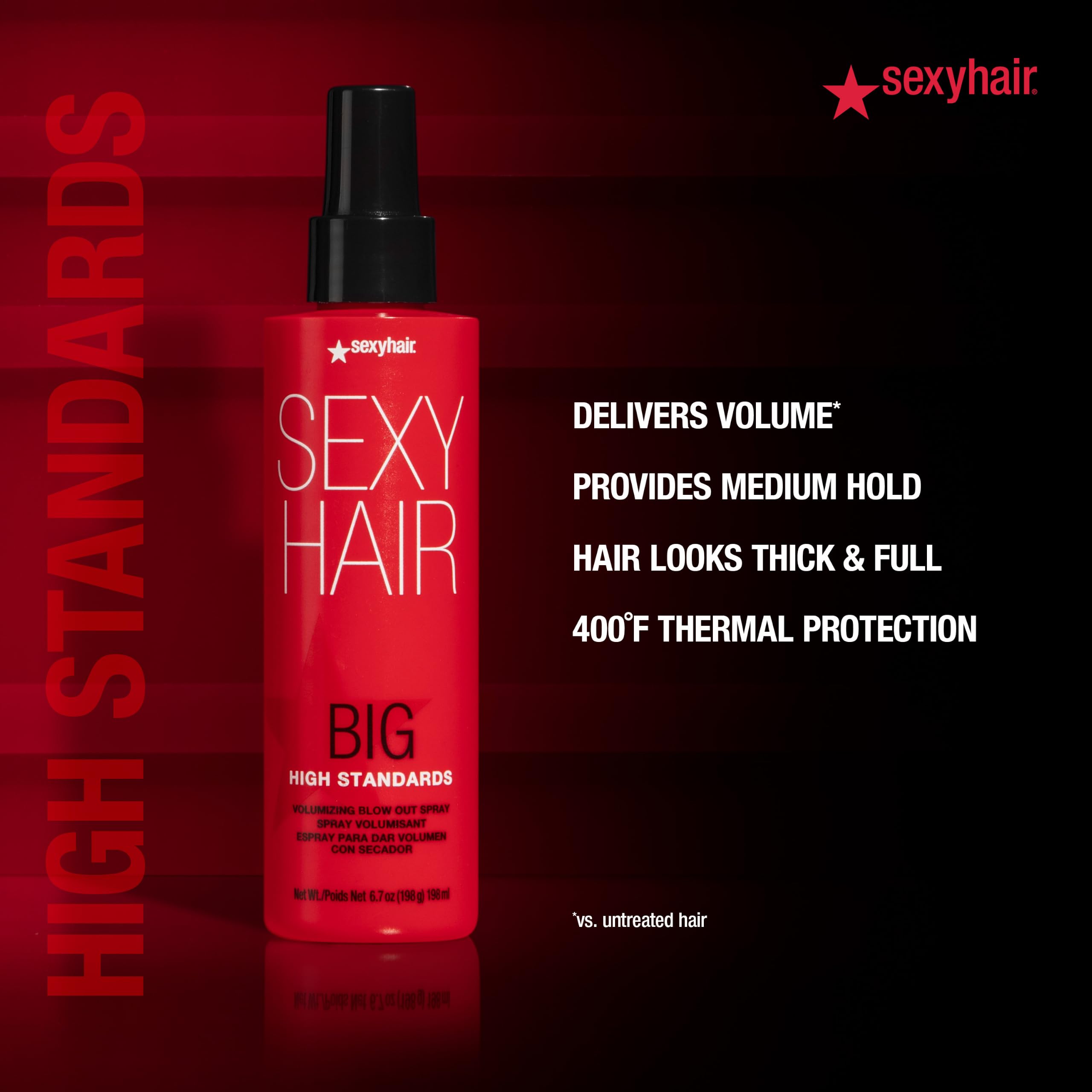 SexyHair Big What A Tease Backcomb in a Bottle Firm Volumizing Hairspray| Up to 72 Hour Humidity Resistance | All Hair Types 4.2 Fl Oz Pack of 1 product thumbnail 4
