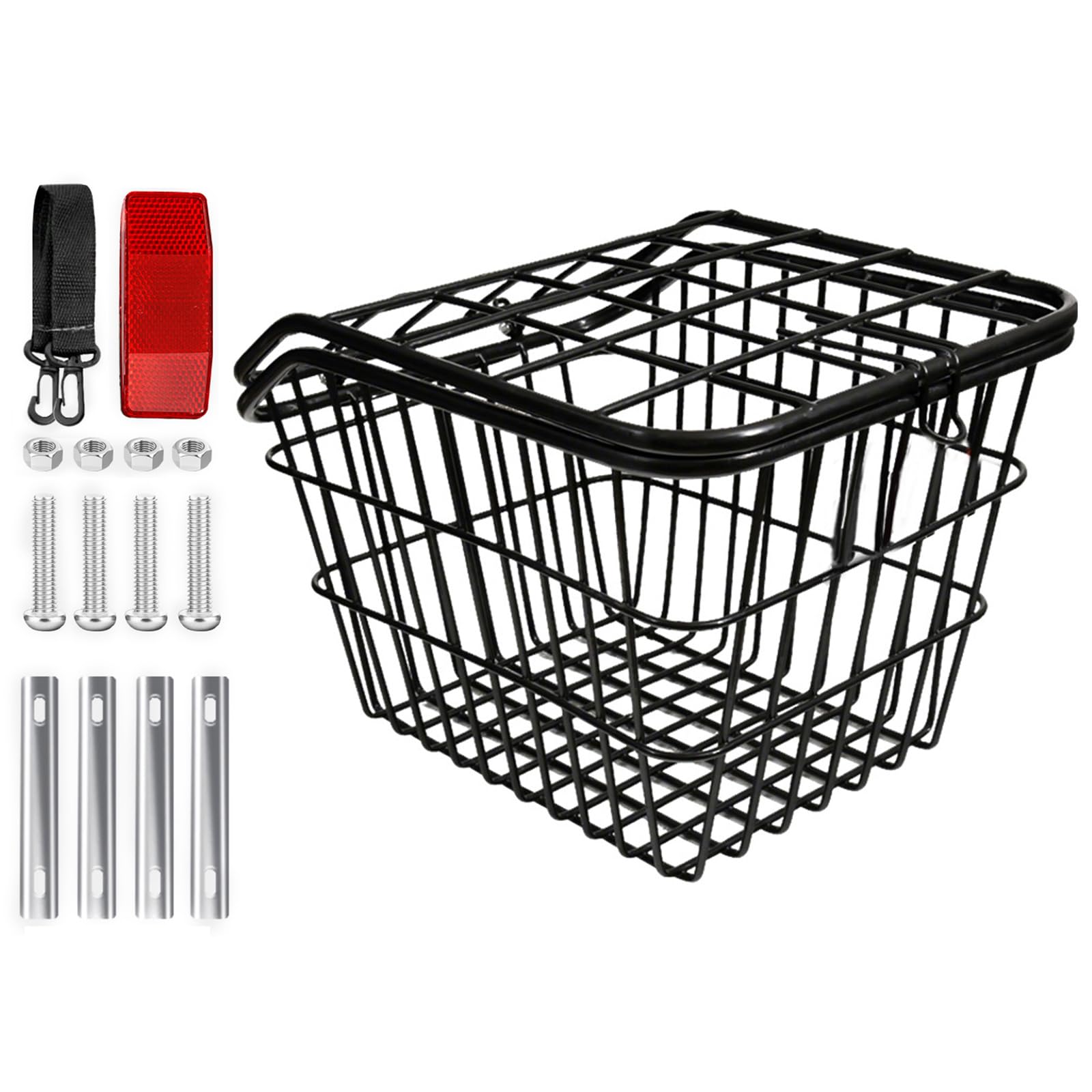 Universal Carbon Steel Rear Motorcycle Basket