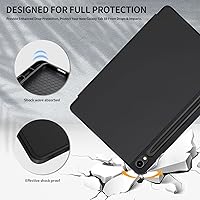 Vista 3 de Funda para Samsung Tab S9 de 11 pulgadas 2023 con soporte para bolígrafo S, función de encendido y apagado automático con triple función atril