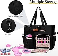 Vista 4 de Fasrom Diamond Painting Carrying Case for A3 Light Pad, Storage Bag with Padded Sleeve for LED Light Box and Diamond Art Supplies, Black