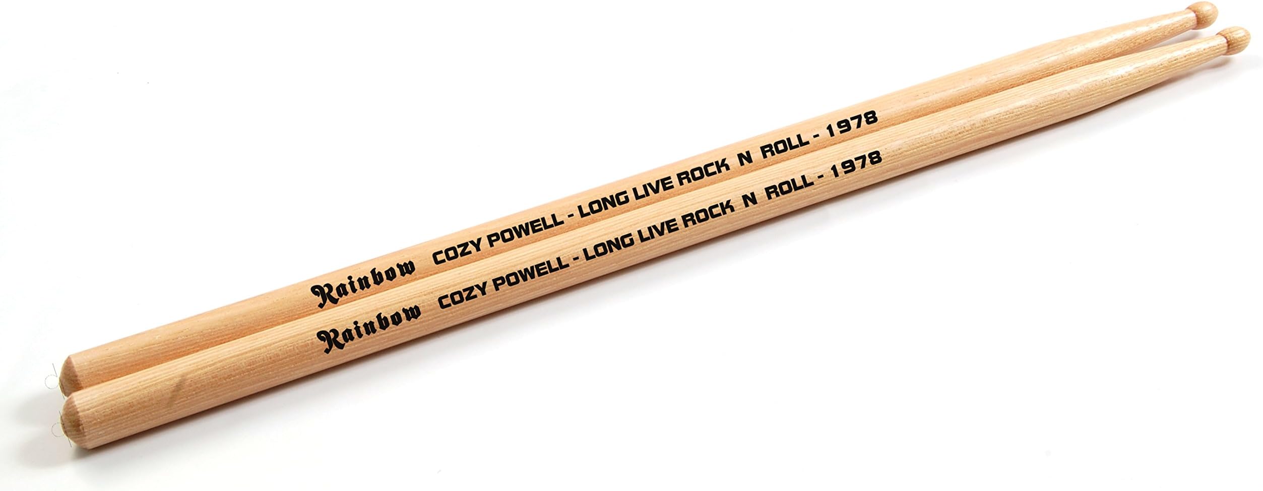 Rainbow Cozy Powell Long Live Rock 'n' Roll Set of 2 Maple Drumsticks