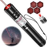 MIPREZT Professional Rechargeable Red Laser Pointer - High Power Long Range Red Beam for Presentations, Outdoors, Construction & Astronomy