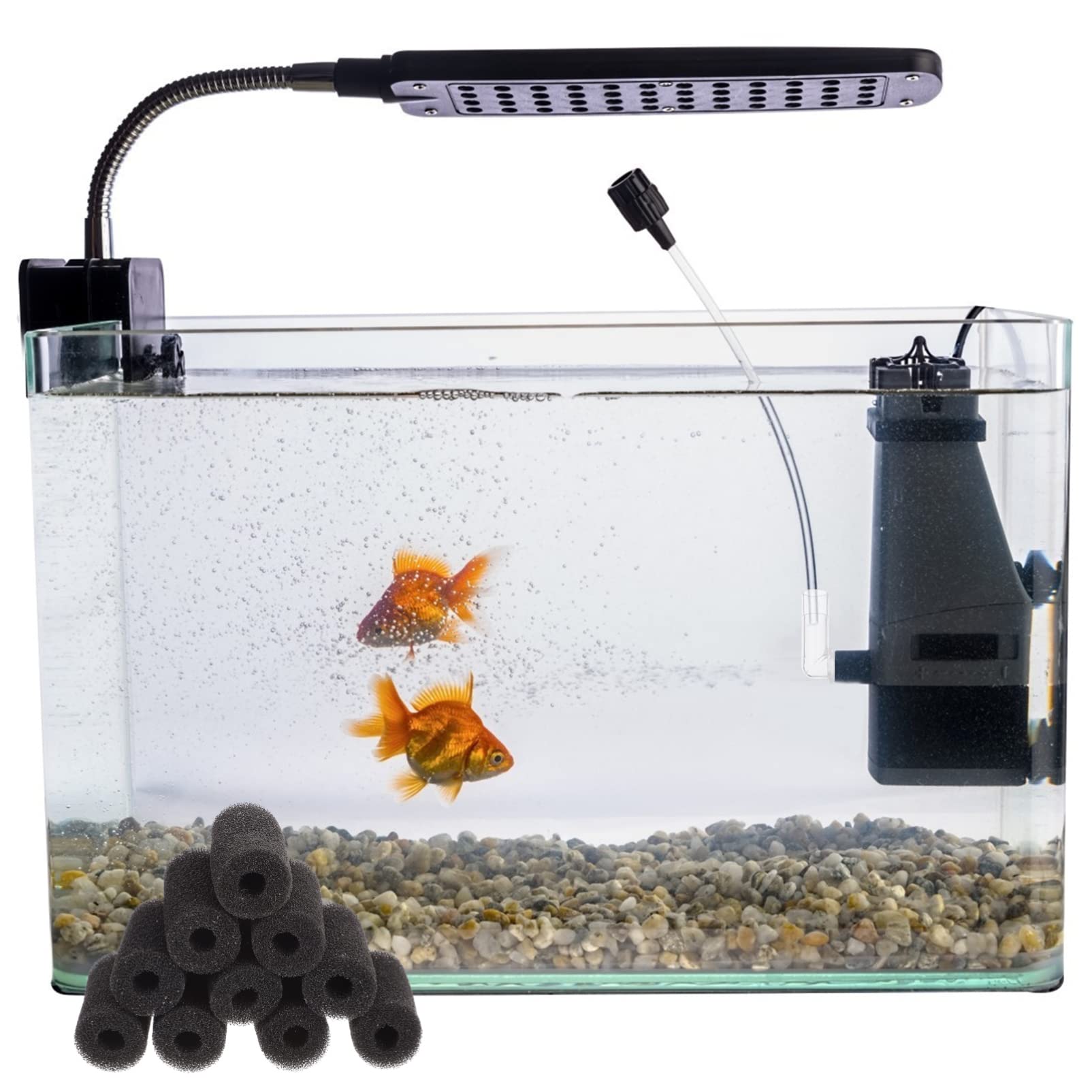 DOITOOL 10pièces Éponge Filtrante pour Aquarium Lot de Mousse pour Entrée De Filtre Évite Aspiration des Jeunes Poissons Et Crevettes Améliore La Filtration Les Aquariums Et Bassins