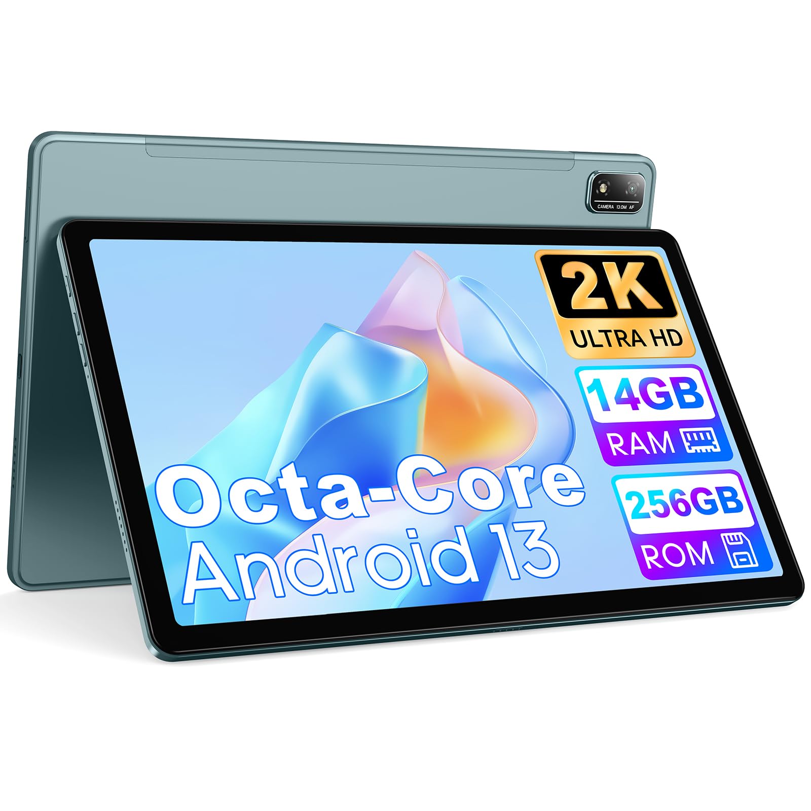 Amazon.com : 11 Inch Tablet Android 13 Tablets 16GB RAM+256GB ROM+
