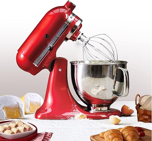 Miniatura 2 de K45WW - Accesorio para batidora KitchenAid de 6 hilos para batidora de pie inclinable de 4.5 y 5 cuartos de galón, agitador de crema de huevo,