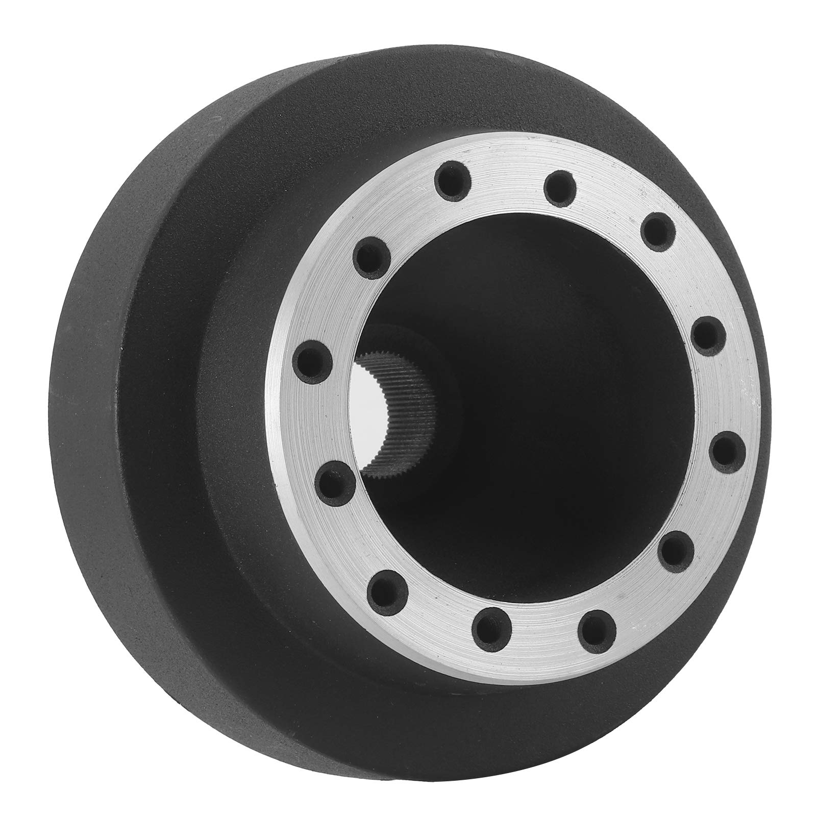 KIMISS Adaptador de cubo de volante, Kit de adaptador de cubo de volante de base de reajuste de volante de coche apto para E46 MOMO NRG XH-6196-E46
