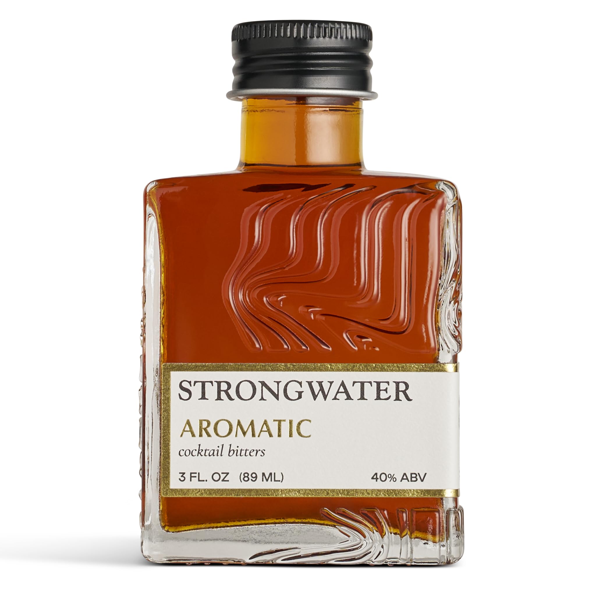 Aromatic Bitters (40 Servings) - Aromatic Cocktail Bitters for Old Fashioned Made with Organic Turmeric, Cinnamon & Cardamom - Pair with Whiskey, Bourbon, Tea or Coffee - 3oz, 1 Pack