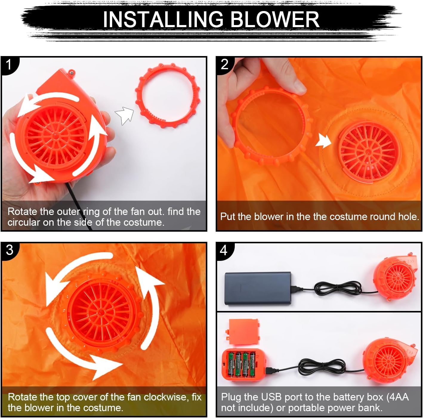 NISUNS Cat Costume Inflatable Costume for Kids Funny Halloween Costumes Blow up Cosplay for Girl Boy - Image 8