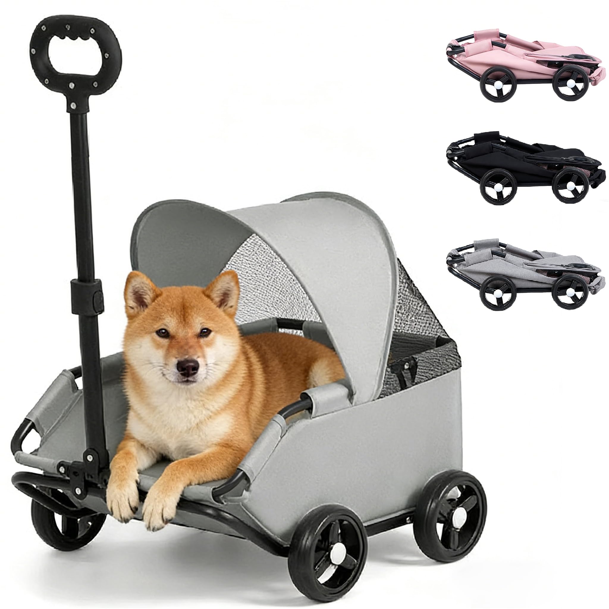 Amazon.co.jp: ペットカート 折りたたみ式 小型猫・犬用 ミニ ペット