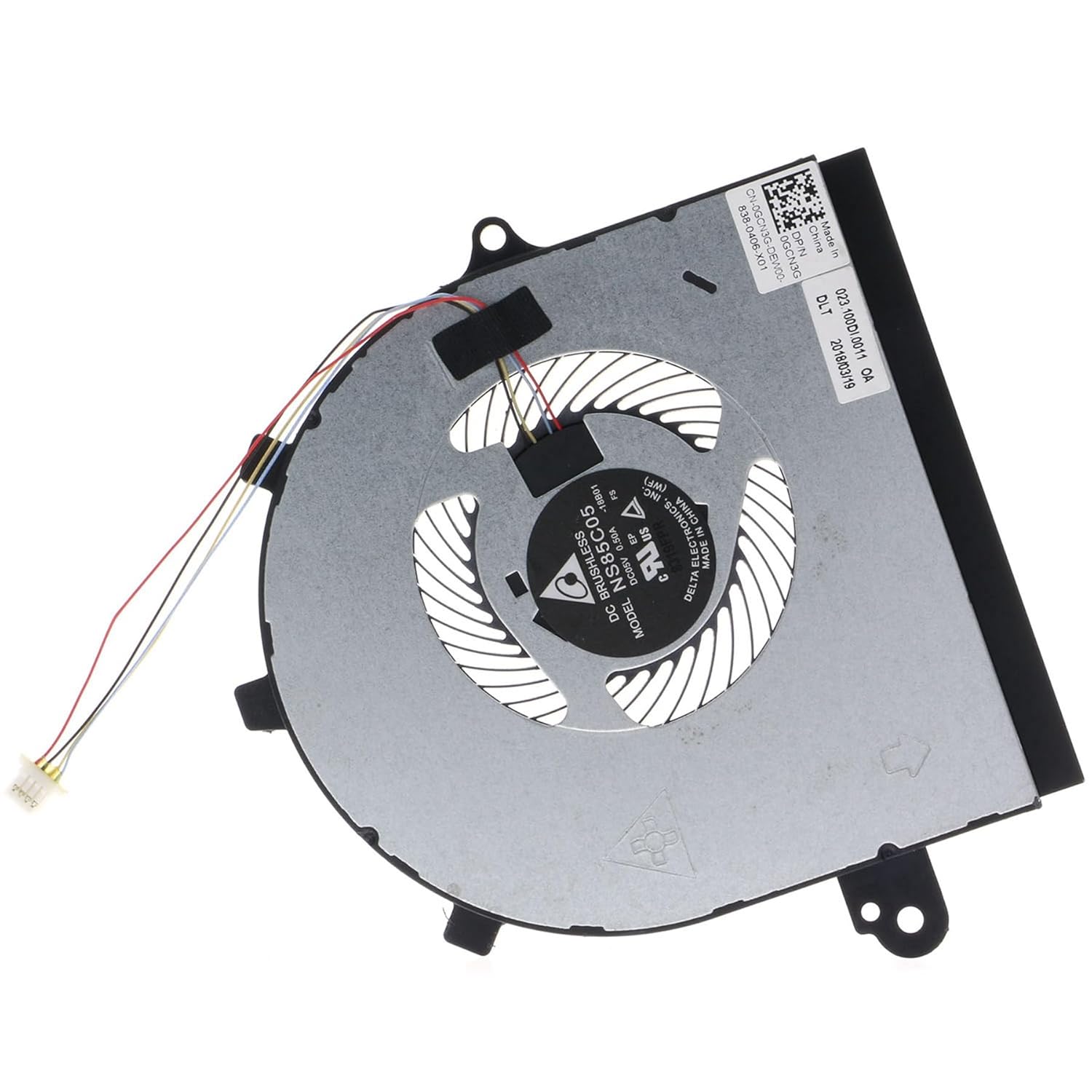 Replacement CPU Cooling Fan for DELL INSPIRON 17 7786 P36E I7786-7199SLV-PUS 0GCN3G GCN3G