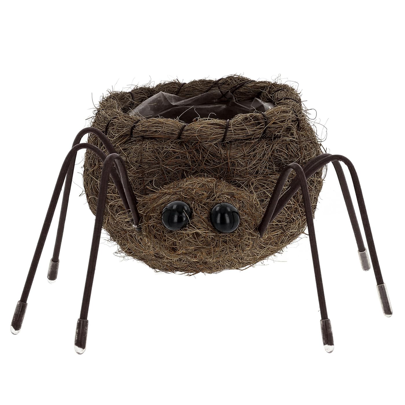 Shudehill Giftware Cute Coir Planters Wildlife Collection - Bees, Robins, Hedgehog, Chicken, Owl and More in Two Sizes (Spider, Large)