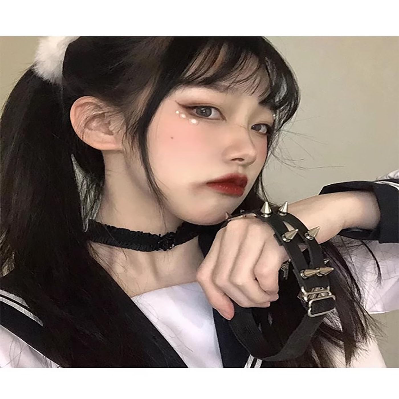 Amazon.co.jp: LUYING シュシュ ボリューム ヘアゴム ファー ファー