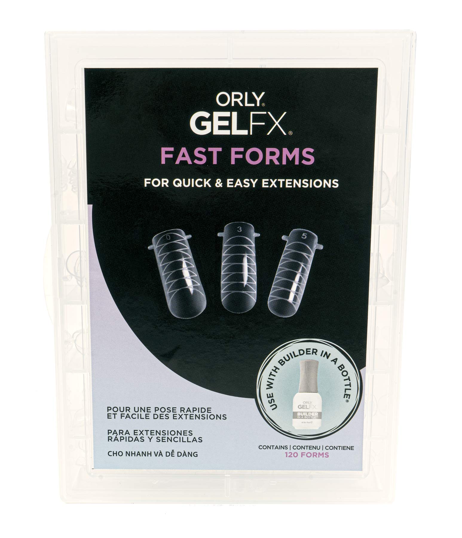 ORLY GELFX Fast Forms Kit de 120 pièces