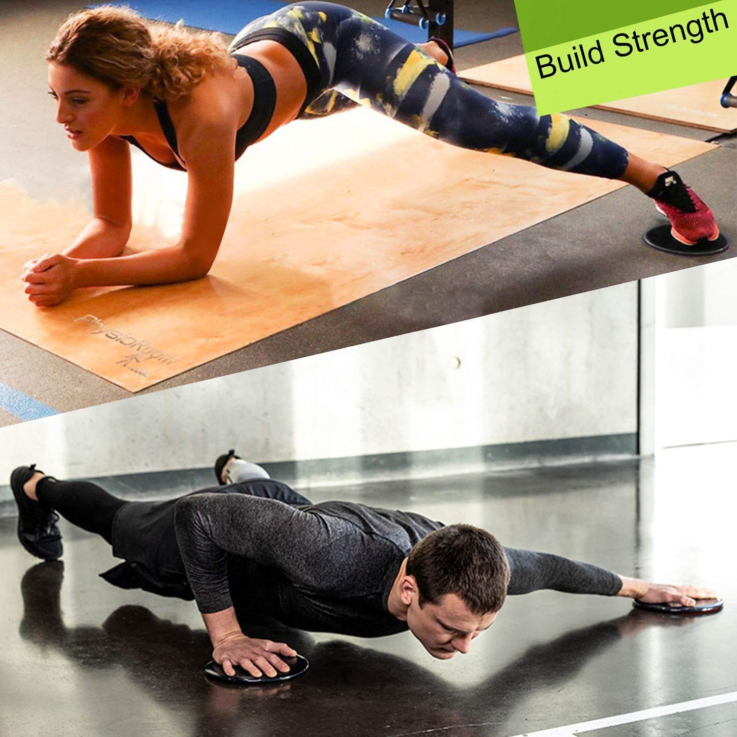 Sliders Fitness Amonax - Dischi Scorvoli Per Allenamento Addome E Corpo Intero - Foto 4