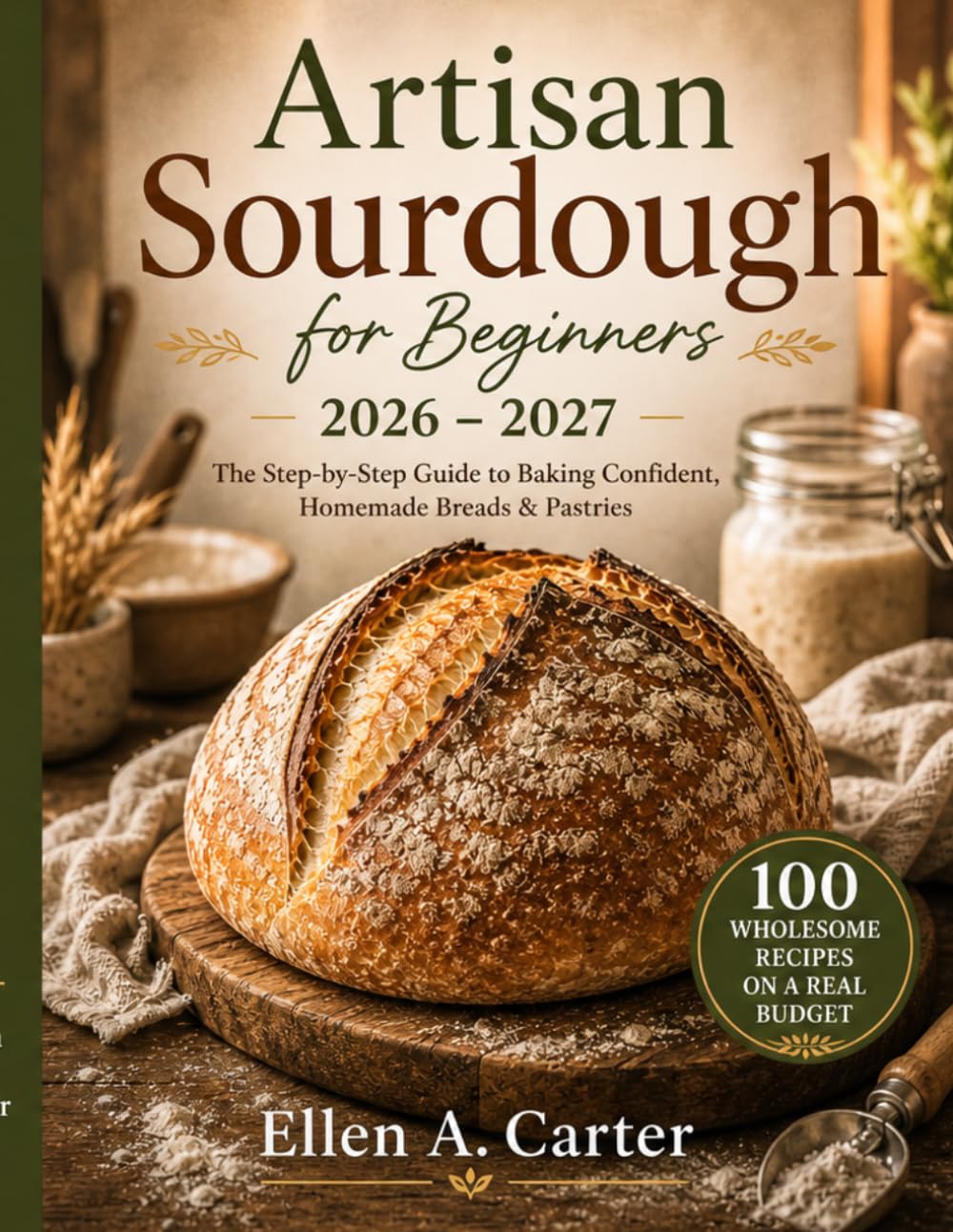 Artisan Sourdough for Beginners 2026–2027: The Step-by-Step Cookbook to Baking Confident, Homemade Breads & Pastries — 100 Wholesome Recipes on a Real Budget