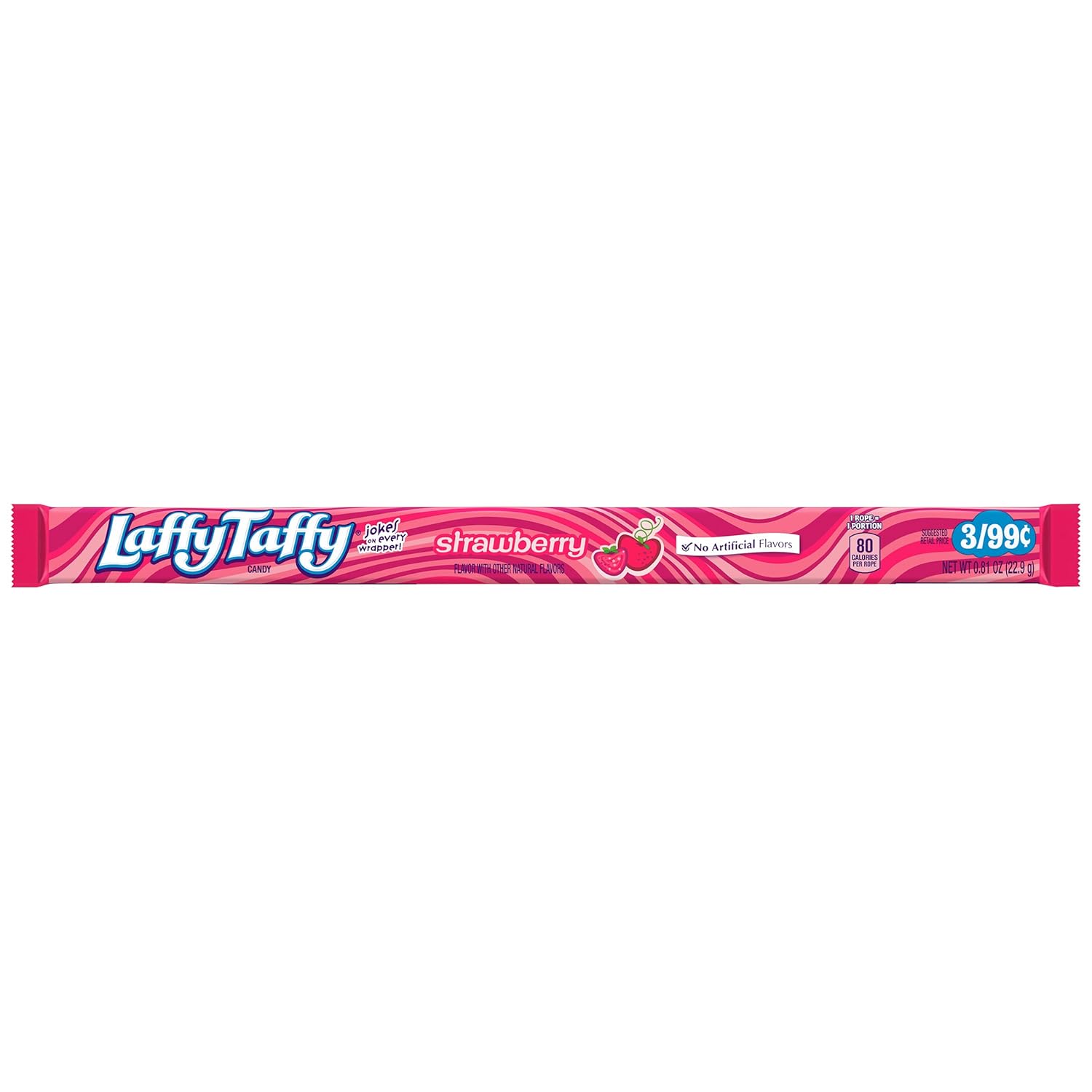 Laffy Taffy Rope, Blue Raspberry, 0.81Ounce, Pack of 96 (12075246)