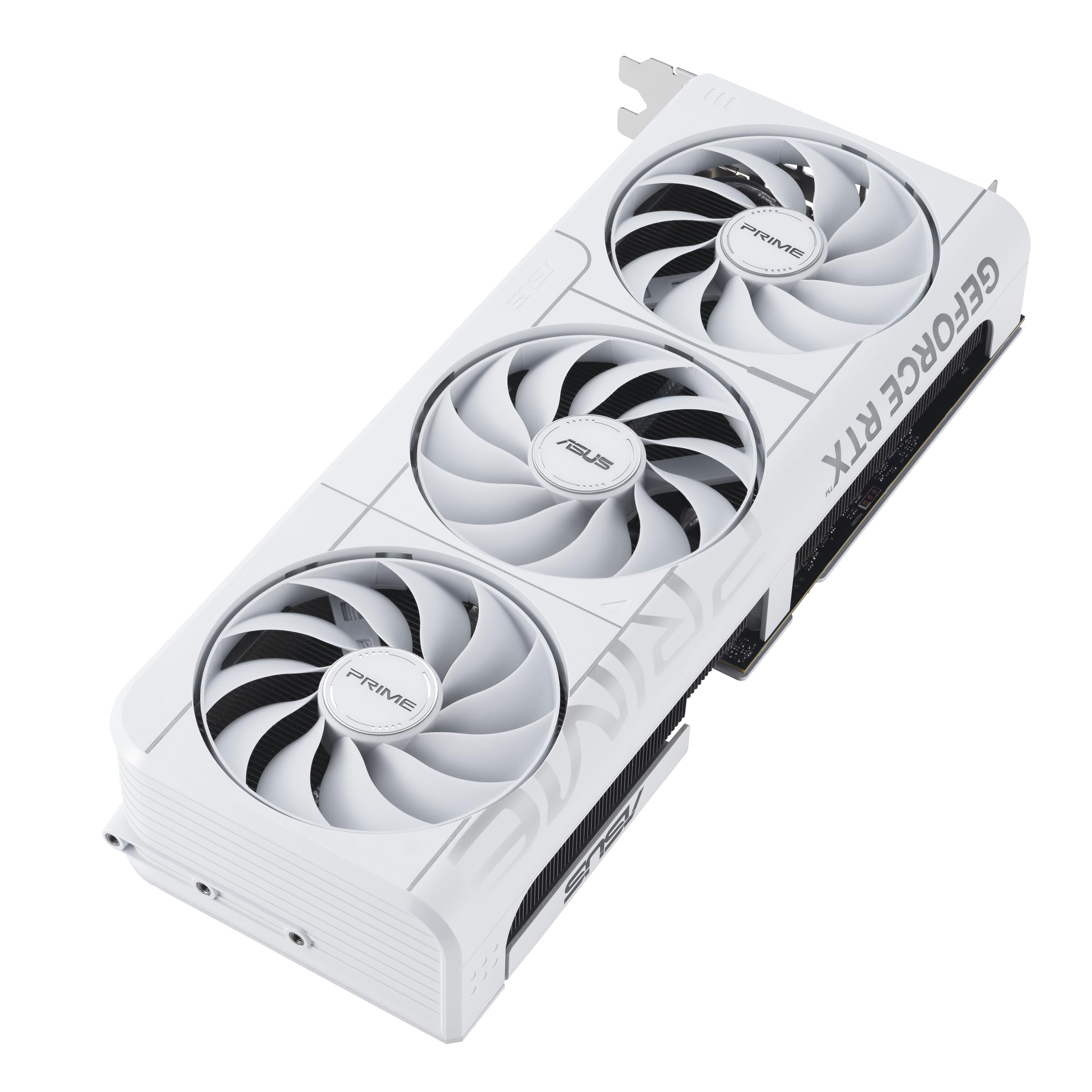 ASUS Prime GeForce RTX™ 5070 12GB GDDR7 White OC Edition Grafikkarte (PCIe® 5.0, 12GB GDDR7, HDMI®/DP 2.1, 2.5-Slot, Axial-Tech Fans, Dual BIOS)
