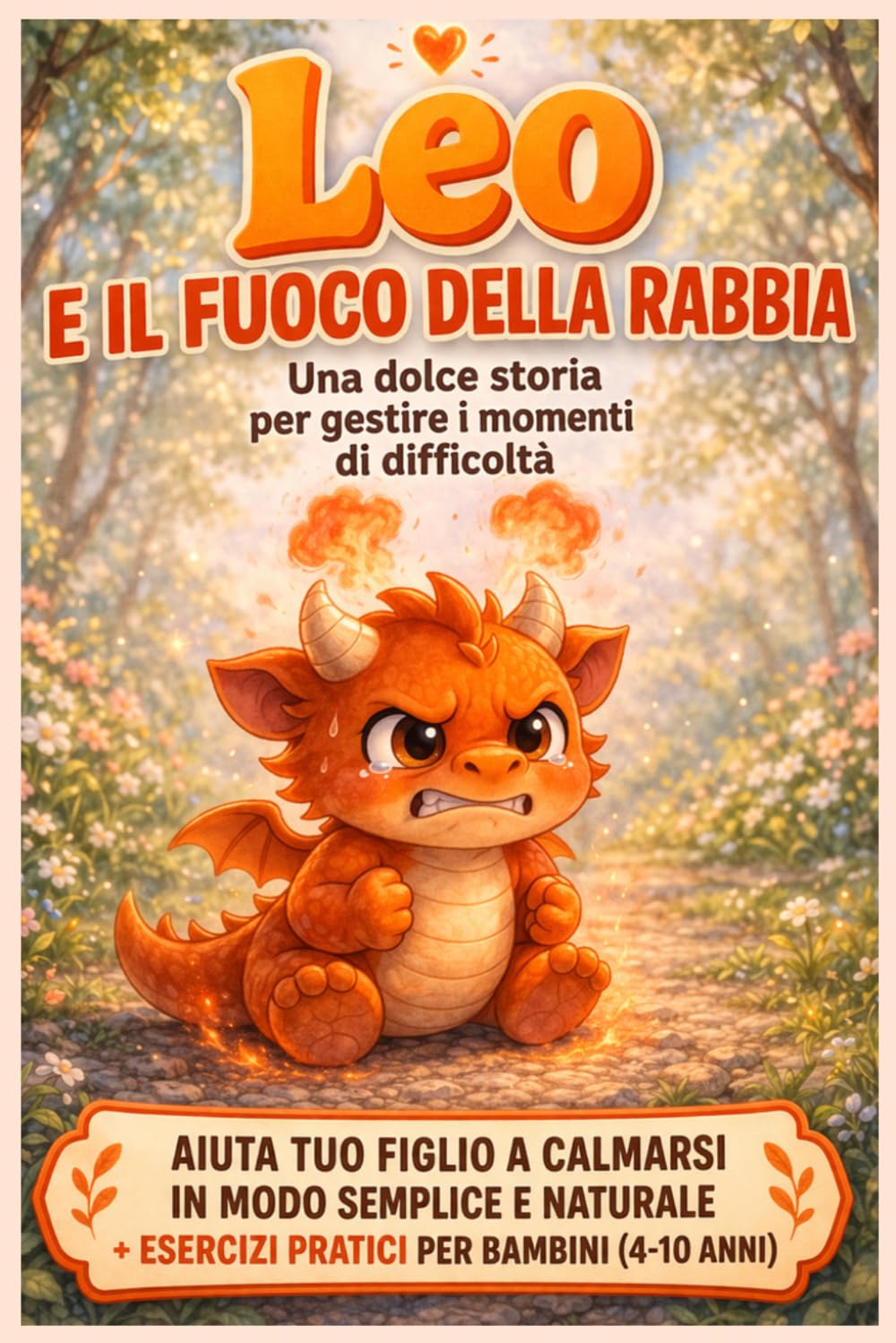 Leo e il Fuoco della Rabbia: Una dolce storia per aiutare i bambini a gestire la rabbia + esercizi pratici (4–10 anni)