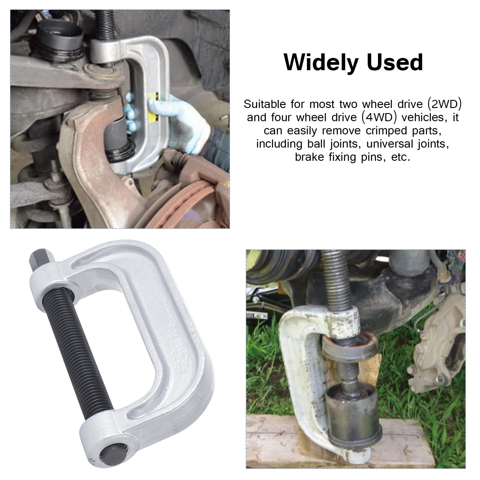 Gueenky 10tlg Estrattore per Giunti a Sfera, Adattatore Estrattore Giunto Sferico per l'Installatore Automatico di Riparazione dell'automobile 2WD & 4WD Remover