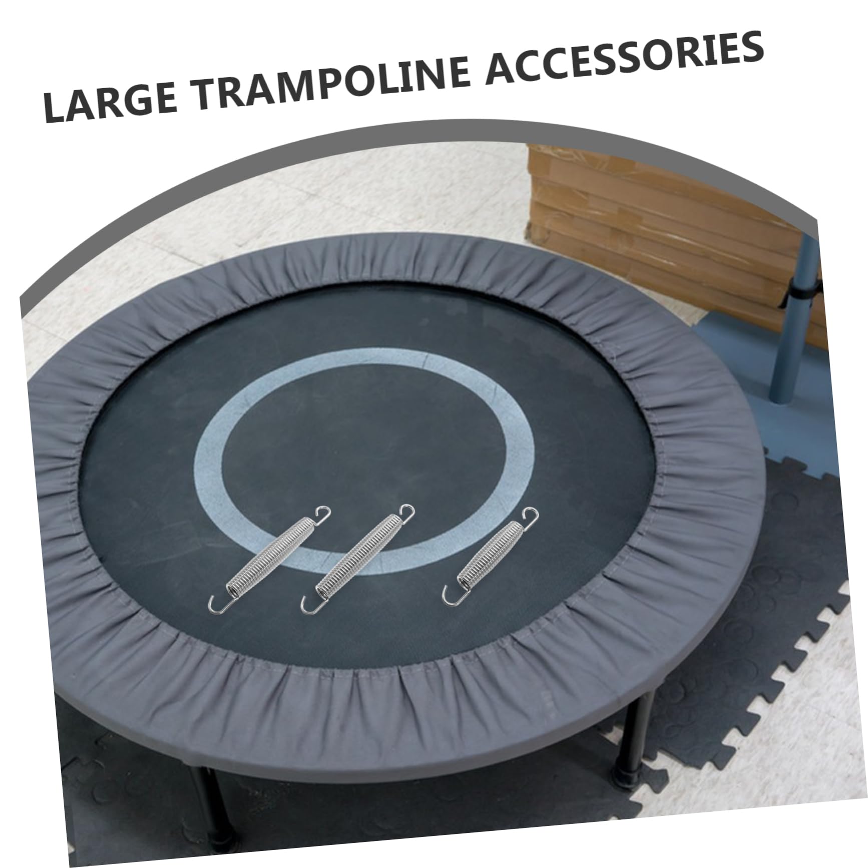 Abaodam Federn Für Trampolin Robuste Ersatzfedern Mit T-Haken Zur Reparatur Und Wartung Kompatibel Für Sprungmatten Einsetzbar Für Drinnen Und Draußen