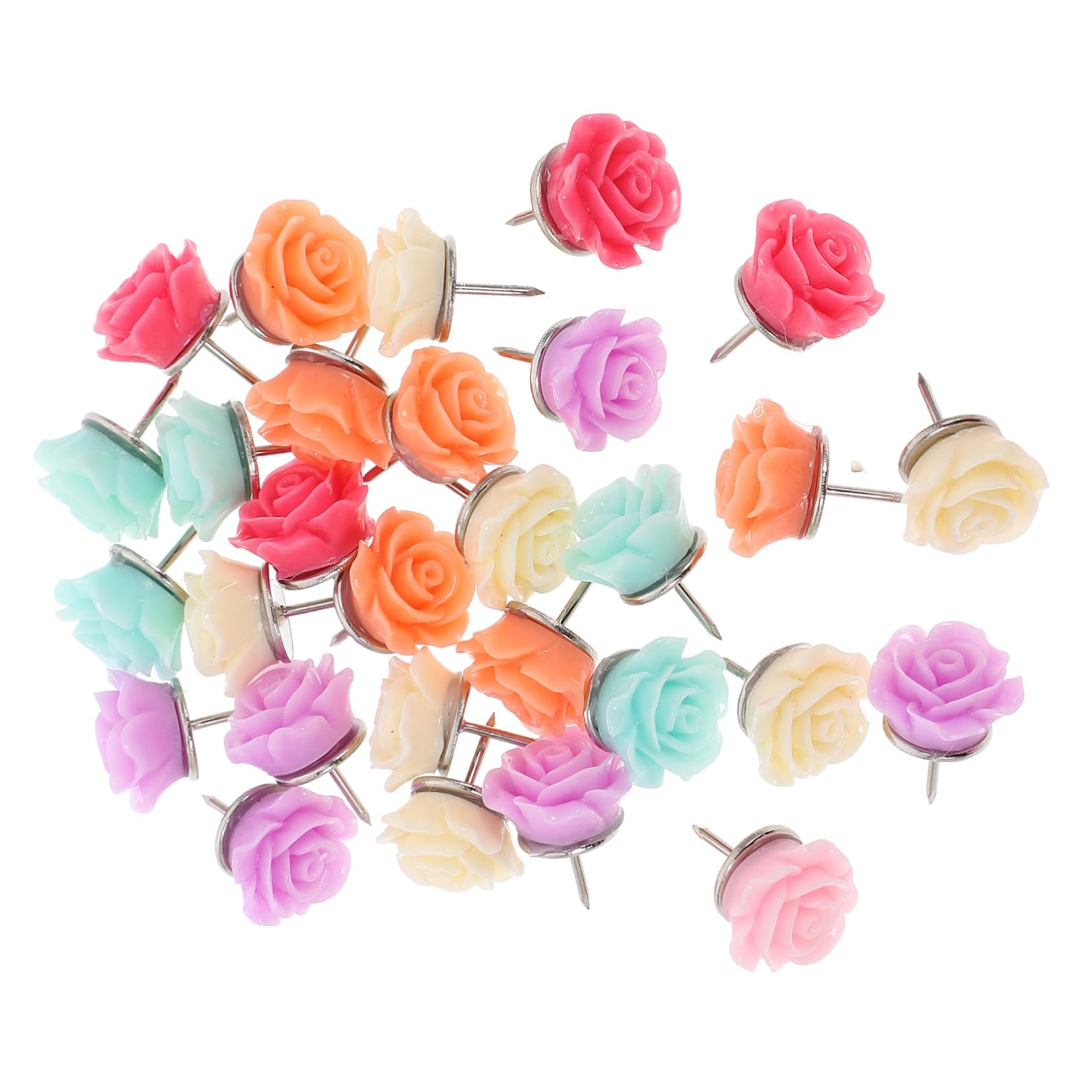 150stücke Resin Pushpins Für Pinnwand Süße Blumennadeln in Farben Für Korktafeln Kunsthandwerk Und Kartenmarkierungen Einfach Zu Lagern Und Handschonend
