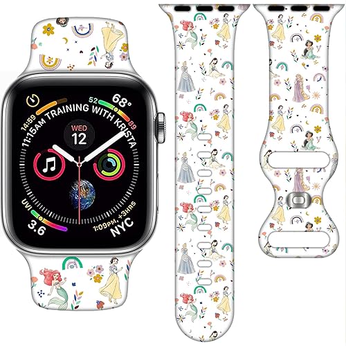 Miniatura 1 de Correa de silicona de dibujos animados compatible con Apple Watch de 1.496 pulgadas1.575 pulgadas1.614 pulgadas1.654 pulgadas1.732 pulgadas1.772