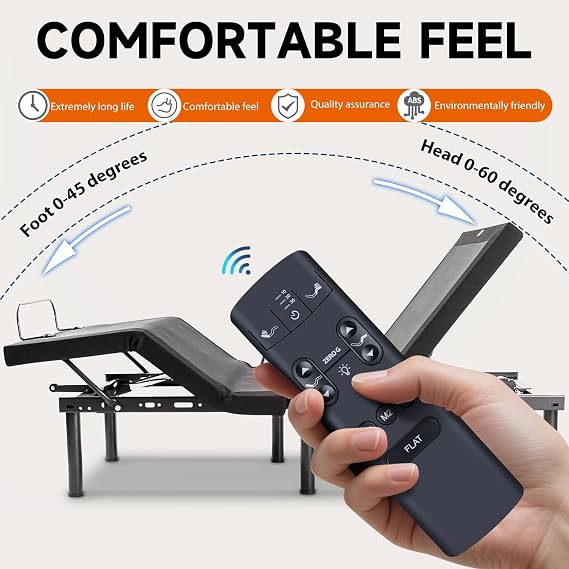 ZWP Replacement Remote Control for iDealBed 5i Adjustable Bed Base