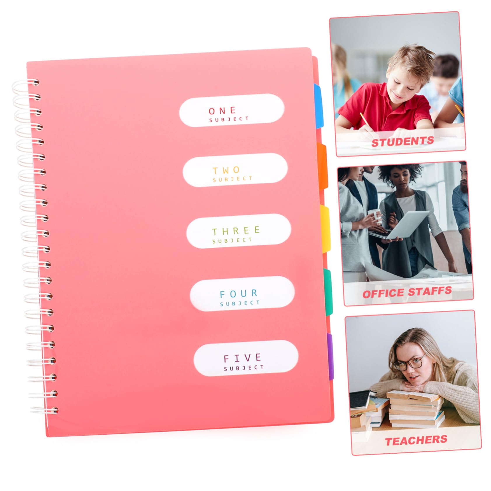 Quaderno Spirale Quadretti Blocco Note Portatile e Leggero Quaderno Comodo Per Scrivere e Disegnare Materiale Resistente e Non Facile Da Deformare Per Studenti Universitari Per Uso