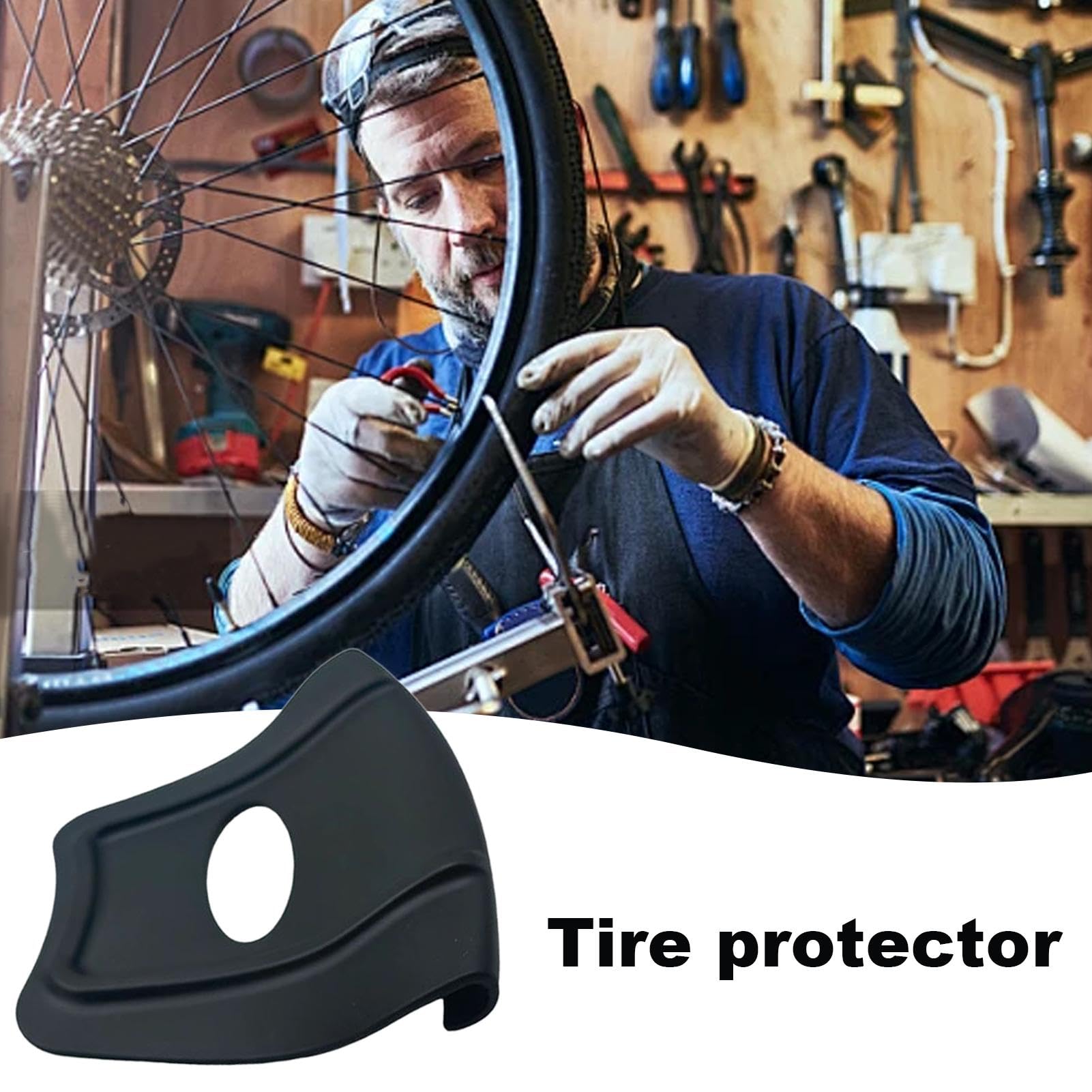 Protezioni per ruote moto, Proteggi cerchioni per pneumatici moto | Copertura protettiva per ruota 2X - Strumento di protezione del bordo del pneumatico, strumento di protezione del bordo del cerchion