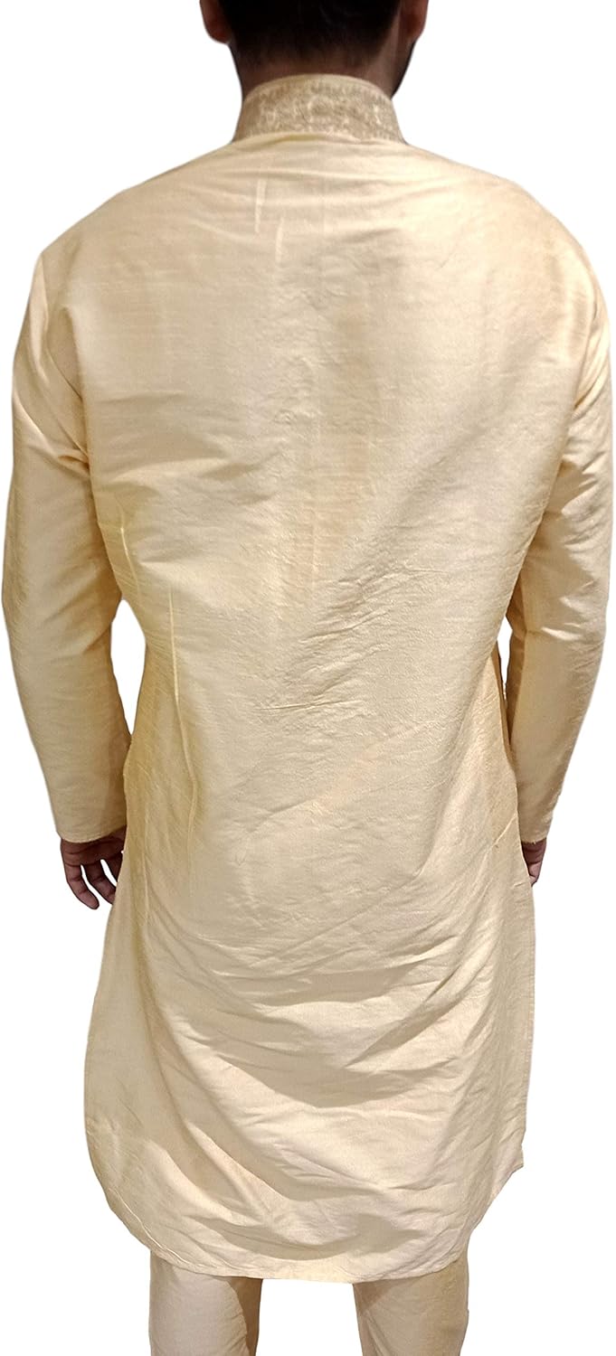 Mens Kurta Pyjama Set Festive Season - Image 4