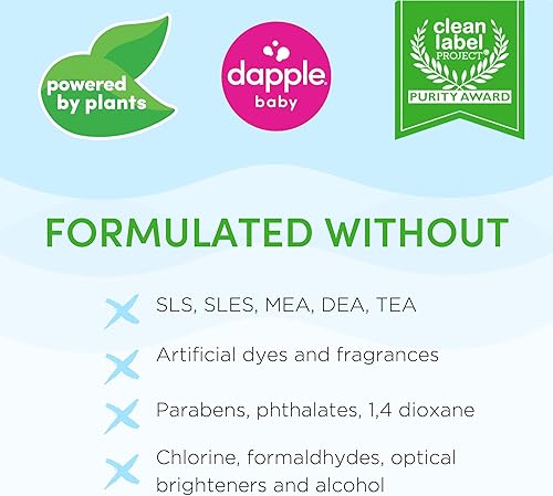 Miniatura 46 de Repuesto para líquido para lavar platos y botellas de bebé Dapple, sin fragancia, 34 onzas líquidas, DP-035B, 2
