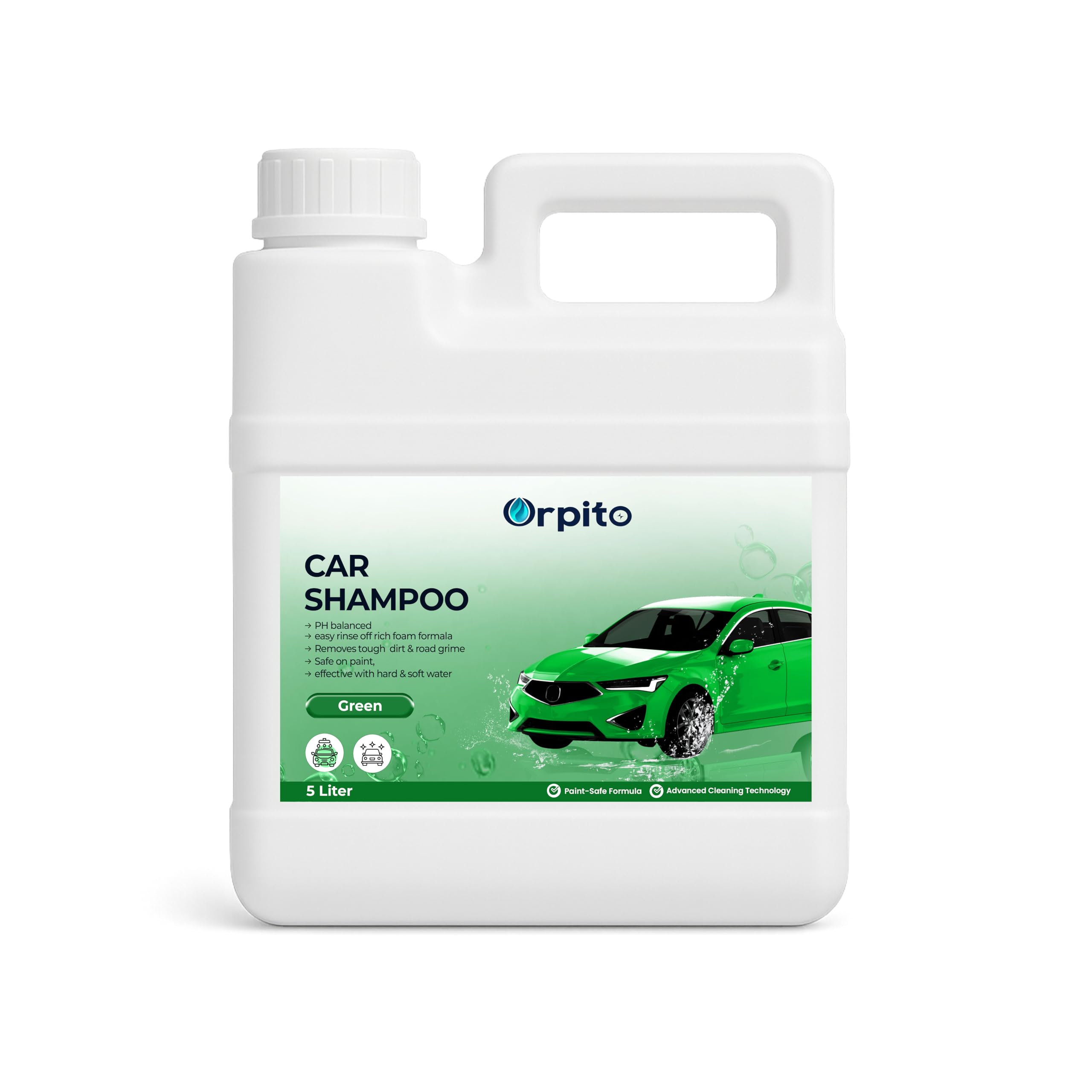 Car & Motorbike Shampoo 5L – Multi Fragrance | High Foam pH Balanced Wash | Safe on Paint Ceramic & PPF | Removes Dirt Oil Grease | Single & Combo Pack (1, Green)-image-24
